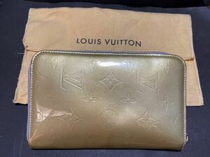 ヴィンテージ LOUIS VUITTON モノグラムヴェルニ　ファスナー付き長財布