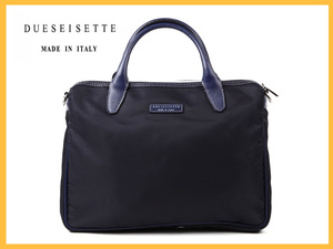 【未使用品】【送料無料】DUESEISETTE イタリア製 ビジネスバッグ B5 2WAY ◎超軽量の薄型タイプ