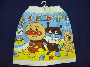  new goods Anpanman pool to coil towel light blue letter pack post service shipping ( cash on delivery un- possible )