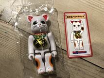 ベアブリック/BE@RBRICK シリーズ42 シークレット　招き猫(メディコムトイ・フィギュア・ネコ)_画像1