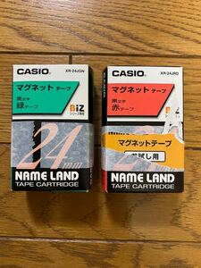 カシオ ネームランド マグネットテープタイプ 24mm