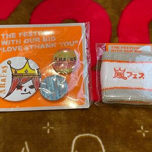 嵐 アラフェス 2012 缶バッチ リストバンド