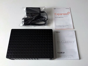 【ほぼ新品】SEAGATE/シーゲイト SGD-MX020UBK 2TB 外付け ハードディスク SGD-MX020UBK ブラック HDD