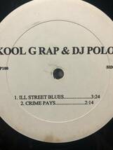 Kool G Rap & DJ Polo Ill Street Blues 5枚以上で送料無料！ アングラ koco muro_画像2