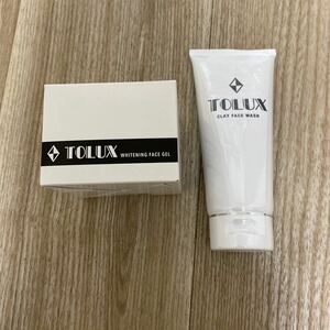 TOLUX 薬用ホワイトニングフェイスジェル　クレイ洗顔フォーム　セット