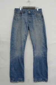 ユーロ リーバイス 501 サイズ W34 L34 古着 Levis LEVIS ストレート デニム パンツ ジーンズ ジーパン ヒゲ クラッシュ 雰囲気 MA3075