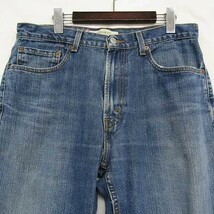 505 サイズ W34 L32 デニム デニムパンツ ジーンズ ジーパン ボトムス リーバイス LEVI'S テーパード メキシコ製 古着 1J1439_画像4