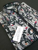 BONTON ボントン SALE!! 特別価格 送料無料 チャイナ スタンドカラー シャツ Mサイズ ゆったり カジュアル 衣装 日本製 080504-15_画像1