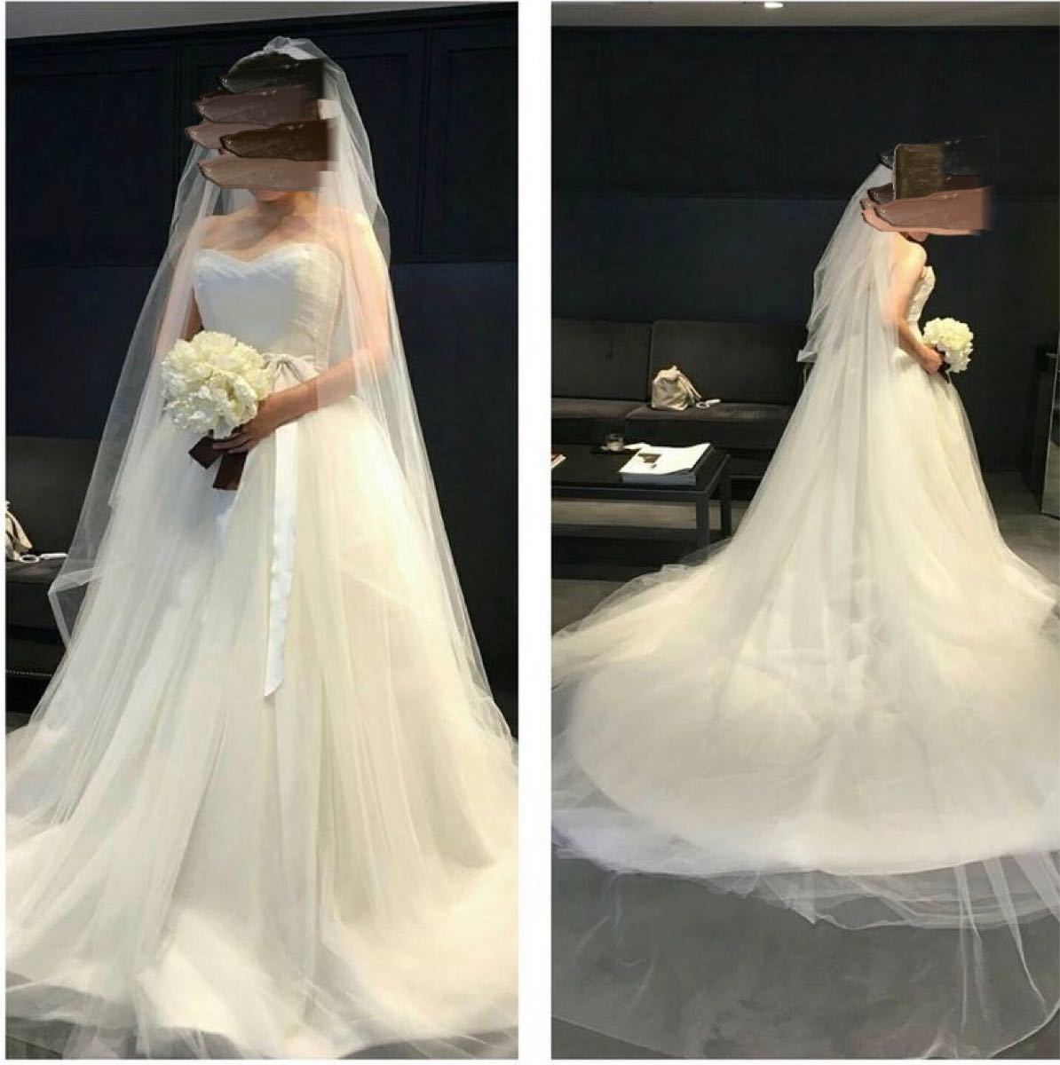 ティアラ、イヤリング等の小物もお付けします】Vera wang ヴェラウォン