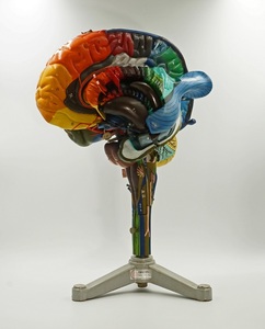 京都科学標本 アンティーク脳模型 高さ約46cm　希少・美品