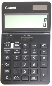 キャノン 電卓 KS-1220TU ブラック