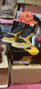 27.5cmUS9.5 NIKE AIR JORDAN 1 RETRO HIGH OG POLLEN ナイキ エア ジョーダン エアジョーダン1 ハイカット パラン ポレン ポラン 1円