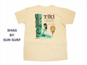 SHAG BY SUN SURF/シャグ バイ サンサーフ SS78032『TIKI』ハワイアン 半袖Tシャツ ピンク M新品