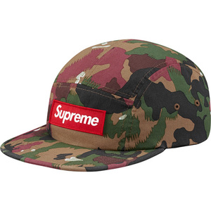 即決 supreme 17 ss Military Camp Cap camo