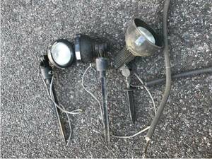  used gardening light outdoors light original work hot spring DIY garden lighting electrical work 3 piece set 