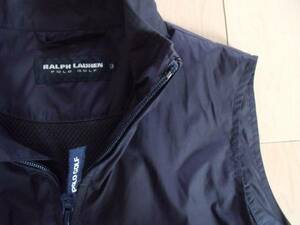 MADE IN JAPAN RALPH LAUREN POLO GOLF VEST navy ラルフローレン 日本製 ナイガイ