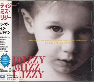 即決13【ディジーミズリジー『ライヴインジャパン』初来日公演　DIZZY MIZZ LIZZY】帯付/良品