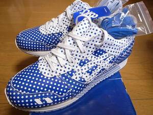 【送料無料】ASICS TIGER x COLETTE GEL LYTE III 3 新品 29.5cm US12 コレット別注ゲルライト3 DOTTYドット柄 25周年記念 限定コラボ 青白