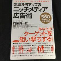 1229　効率3倍アップのニッチメディア広告術 : コストをおさえてリピート客を_画像1