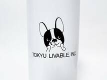 力匠☆カラモ☆真空ステンレスボトル☆350ml☆東急リバブル☆ブルちゃん☆白ホワイト☆フレンチブルドッグ_画像3