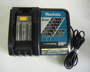 ☆makita マキタ 7.2-18V用 急速充電器【DC18RC】USED品☆