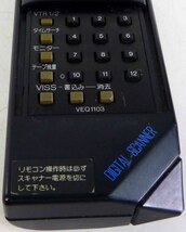 ☆Panasonic パナソニック ビデオリモコン【VEQ1103】赤外線確認済 USED品☆_画像3