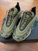 新品 29cm NIKE UNDEFEATED AIR MAX 97 OLIVE ナイキ アンディフューテッド エアマックス オリーブ カーキ AIRMAX_画像1