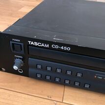 p9 120サイズ　TASCAM タスカム CDプレイヤー CD-450 ジャンク　トレイでない_画像2