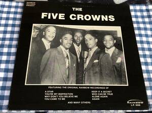 The Five Crowns/Featuring the Original Rainbow Recordings of 中古LP アナログレコード RELIC-5030 ファイヴ ファイブ クラウンズ 5