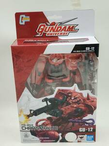 即決 新品 未開封 機動戦士ガンダム Gundam Universe ガンダムユニバース GU-12 シャア専用ザクII 可動フィギュア バンダイスピリッツ