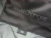 即決/17/23/Jewel Changes　ジュエルチェンジズ完売ラビットファー中綿キルティングライナー付モッズコート38サイズ　17/23_画像8