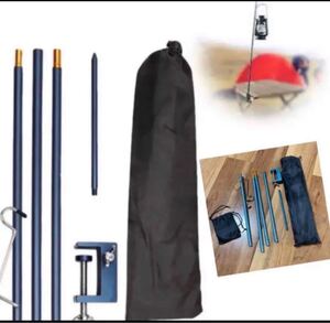 2way 超軽量 ランタンスタンド ランタンポール アウトドア キャンプ用品