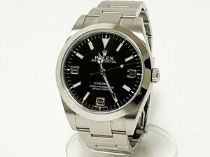 ROLEX ロレックス エクスプローラー1 メンズウォッチ 自動巻き AT ステンレス ブラック文字盤 腕時計 ランダム 2012年 214270