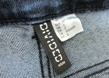 H&M DIVIDED/エイチアンドエム：スキニーデニムパンツ ストレッチ スリム サイズEUR32/US2/レディース/中古/USED_画像6