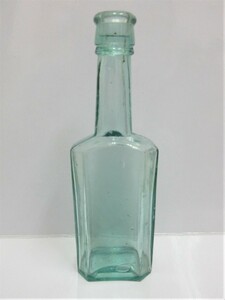 英国アンティーク ガラスボトル 瓶 ロングネック ヴィンテージ イギリス インテリア ディスプレイ