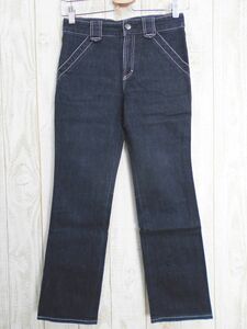 UNTITLED/アンタイトル：デニムパンツ ブラック サイズ1/レディース/婦人/中古/USED