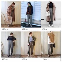 ＜6(ROKU)＞KARSEY PANTS/パンツ38 カーキ　オリーブ　テーパードパンツ タック パンツ22210_画像3