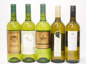  wine set 4 set selection select white wine 5 pcs set ×4 set ( France wine 3ps.@ Italy wine 2 ps ) total 