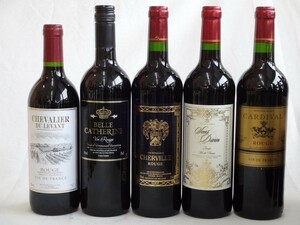  wine set red wine high quality France wine ( red 5ps.@) 750ml×5ps.