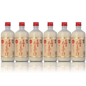 国菊有機米あまざけ（甘酒）ノンアルコール500ml×6本篠崎（福岡）