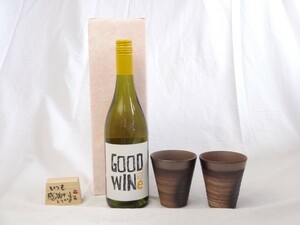  wine set present . rice field Kiyoshi . work autograph message tree one-side attaching pair cup set ( ceramic art author cheap wistaria .. work made in Japan Banko roasting ) wine GOOD