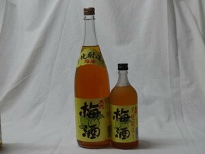 こんな梅酒福袋が欲しかったぁ 2本セット(山元酒造 芋焼酎造り梅酒 五代梅酒) 1800ml＋720ｍｌ