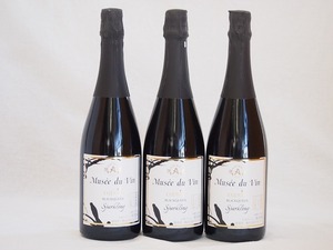 3 pcs set ( Nagano prefecture production 100%.. Sparkling red wine or sismyuzedu Van black Queen ) 750ml×3ps.