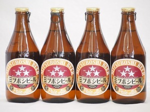 4 pcs set ( Owari Nagoya craft beer mitsubosi beer pale e-rualc.5% gold ...) 330ml×4ps.