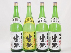  Fukushima large 7 4 pcs set ( large 7 raw ..book@. structure ( Fukushima prefecture ) large 7 raw .. junmai sake ( Fukushima prefecture ) large 7 raw ....book@. structure ( Fukushima prefecture )) 1800ml×4ps.