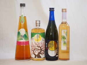 plum wine 4 pcs set ( handmade plum wine ( Miyazaki prefecture ).. plum wine heaven empty. month ( Ooita ) 100 . plum wine ( Ooita ) no addition on etc. plum wine ( Kagoshima )) 720ml×3ps.@500ml× 1 pcs 