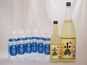 家のみ本格酎ハイ8本セット(サッポロおいしい炭酸水ペット 小鶴 サワー専用ゆずレモン 25度) 500ml×6本 600ml×1本 1800ml×1本