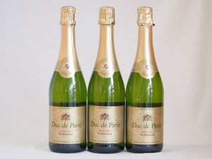 デュック ド パリ ドミセック Duc De Paris DEMI-SECスパークリングワイン やや甘口泡 (フランス)750ml×3