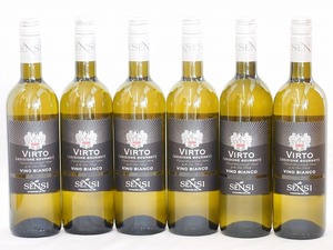 6 pcs set ( Italy white wine sensi. vi ruto Bianco ) 750ml×6ps.