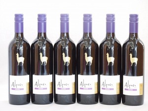 6 pcs set ( Chile red wine alpaca karumene-ru) 750ml×6ps.